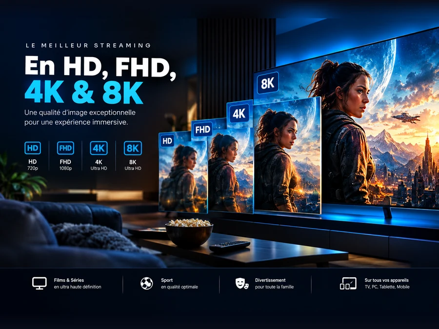 Streaming Full HD & 4K